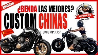 🚀 BENDA motos Custom CHINAS con ACABADOS de LUJO ¿A la Altura de Japón y USA 🏍️ ¡OPINA [upl. by Doowle490]