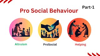 What is Prosocial behavior  Pro social behavior Altruism  Helping Social Psychology psychology [upl. by Johnathan]