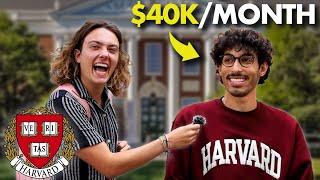 Asking Harvard Students How They Make Money [upl. by Adnwahsal]