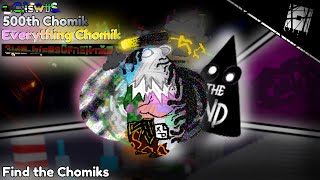 How to get oȻì̼zwߚS  EVERYTHING CHOMIK  CHOMIK 500  Roblox HARDEST CHOMIK INGAME [upl. by Gorrian]