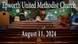 Epworth UMC online service for August 11 2024 [upl. by Olmsted551]