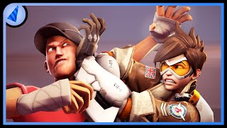 Overwatch vs TF2 SFM [upl. by Paten329]