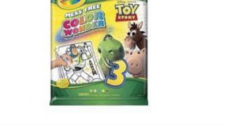 Crayola Color Wonder Toy Story Coloring Book And Markers [upl. by Adnaval]