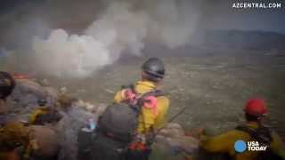 New videos show chaos around Yarnell Hill Fire deaths [upl. by Ylrahc]