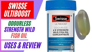 Odourless 4x strength wild fish oil concentrate 1800mg Swisse Australian brand [upl. by Nwonknu]