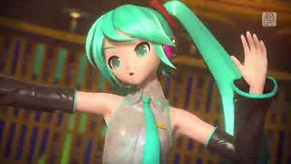 1080P Full風 Tell Your World Hatsune Miku 初音ミク Project DIVA Arcade English lyrics Romaji subtitles [upl. by Ariane49]