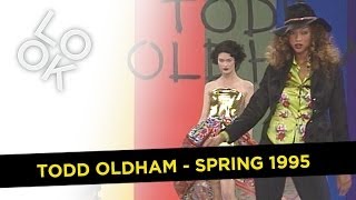 Todd Oldham Spring 1995 Fashion Flashback [upl. by Annahsor]