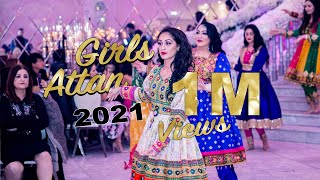 Afghan Girls Attan 2021 Part 2 wedding Parnian amp Fahim Tanweer beautiful attan [upl. by Enylecoj]