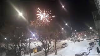 Happy New Year 2024 Russia  PetropavlovskKamchatsky [upl. by Dranel66]