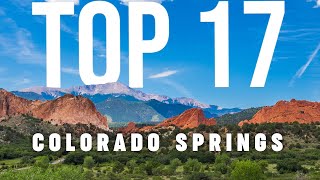 17 BEST Things To Do In Colorado Springs 🇺🇸 USA [upl. by Yerffej]