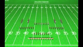 Marching Band Drill By Bandtek com September by Earth Wind and Fire arranged by Isbah Cox [upl. by Hilliary]