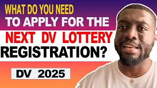 What do you need to apply for the next DV lottery registration dv2025 travelabroad dvlottery [upl. by Akerdnahs]