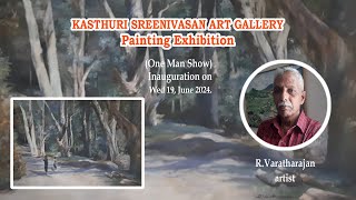 Painting Exhibition  Art Show  kasthuri sreenivasan Art Gallery  Coimbatore 19 June 2024 [upl. by Nehemiah]