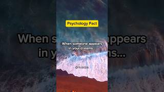 When someone appears in your dreams 😴  Psychology Fact shorts [upl. by Auliffe]