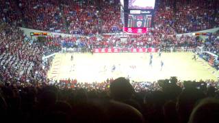 Loudest arena in the nation IU buzzer beater [upl. by Jenesia180]