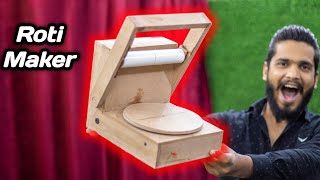 कबाड़ से बनाया Roti Maker machine  How to Make Roti Maker  Chapati  Puri Maker [upl. by Hennahane]