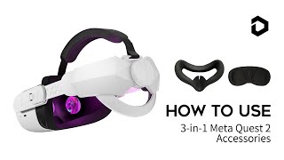 How to Use DESTEK Elite Strap Compatible for Oculus Quest 2 [upl. by Atoked]