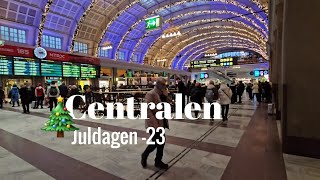 Centralstationen Juldagen 2023Här händer det grejjer 4K [upl. by Pytlik985]