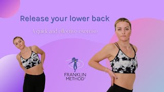 A quick and effective Lower Back Release exercise [upl. by Ahsimek683]