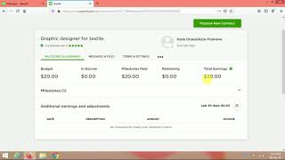 Upwork Freelancer first project and first payment Proof  Get Your 1st Order On Upwork in 1 Week [upl. by Adnohsak]