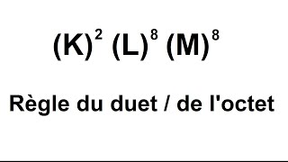 Classification périodique règle de loctet atomes hypervalents [upl. by Britte549]