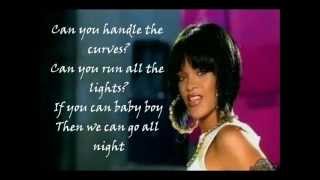 Rihanna  Shut Up And Drive Lyrics [upl. by Eivol]