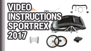 Sportrex Qeridoo Aufbau ohne Sprecher Bike Trailer [upl. by Moia98]