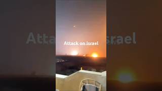 Iran attack on Israel by Missiles  Attack on israel attackonisrael iranattack iranattackisrael [upl. by Aisek]