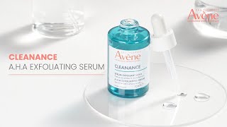 Avéne Cleanance AHA Exfoliating Serum For Refined BlemishFree Skin [upl. by Thebazile]