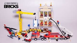 Lego City 60216 Downtown Fire Brigade Speed Build [upl. by Reiko]