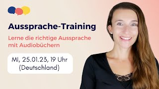 LiveAusspracheTraining mit Samantha von Richtig Deutsch sprechen [upl. by Sydalg]