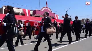 DESFILE CÍVICO INTERINSTITUCIONAL POR FIESTAS PATRIAS EN LA CIUDAD DE MORO  ANCASH  28 JUL 2024 [upl. by Kari173]