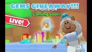 PET SIM 99 LIVE🔴 10M GEMS GIVEAWAY each person gets 250k gems [upl. by Andres]