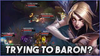 Dont even try to Baron when AP KaiSa is around [upl. by Euqinomahs]