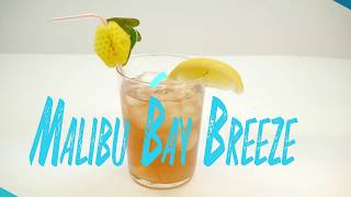 How to make Malibu Bay Breeze cocktail [upl. by Sibylle564]