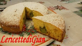 Torta con crema di pistacchio e canditi  Ricetta facile [upl. by Dowell]