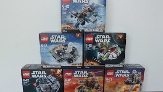 LEGO HAUL n° 22 Toys Shop LEGO STAR WARS 2016 Microfighters Series 3 22122015 [upl. by Sirad688]