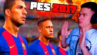 ПЕРВЫЙ РАЗ ИГРАЮ в PES 2017  Pro Evolution Soccer 17 [upl. by Carli25]