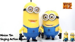 Video Review of the Despicable Me 2 Minion Tim Singing Action Figure [upl. by Keary]