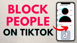 How to Block Someone on TikTok  2023 [upl. by Hansen]