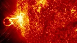 NASA  SDO Observes Strong Xclass Solar Flare [upl. by Maxima609]