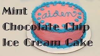 Mint Chocolate Chip Ice Cream Cake [upl. by Anawat]