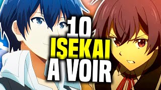 10 ANIMES ISEKAI DE DINGUE A VOIR ABSOLUMENT [upl. by Elman]