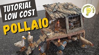 Pollaio per Presepe 🐔 Tutorial fai da te completo ed economico [upl. by Bacchus]