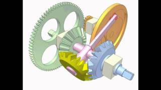 Cam and gear mechanism 4 [upl. by Xirtaeb]