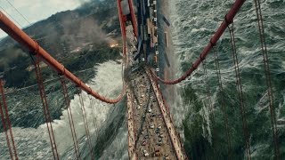 San Andreas 2015  Tsunami Scene  Pure Action 4K [upl. by Galvin]