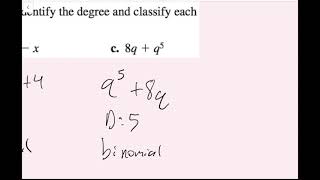 Adding and Subtracting Polynomials 71 Big Ideas Math  Algebra 1 [upl. by Alba]