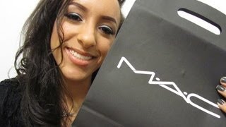 HUGE Mac Makeup Haul Glamour Daze Collection Holiday 2012 [upl. by Hras]