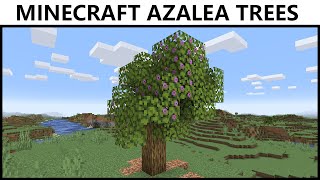 Where To Find AZALEA TREES In MINECRAFT [upl. by Bremser]