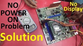 Dead Motherboard Repair in Hindi  Multitech Institute [upl. by Atsyrk]